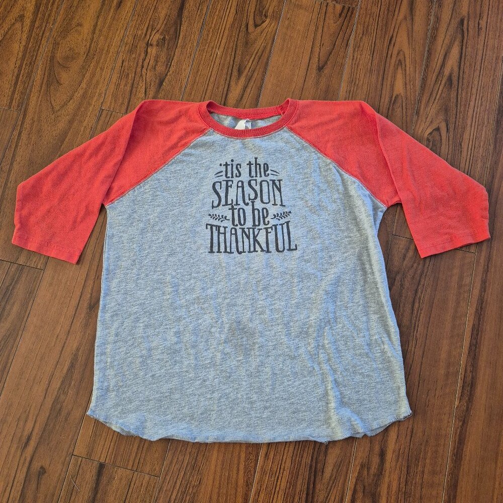 Youth Size Medium Thanksgiving Shirt